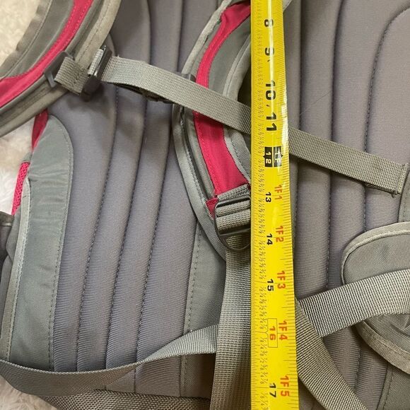 The North Face bright pink and Gray Backpack main image 12